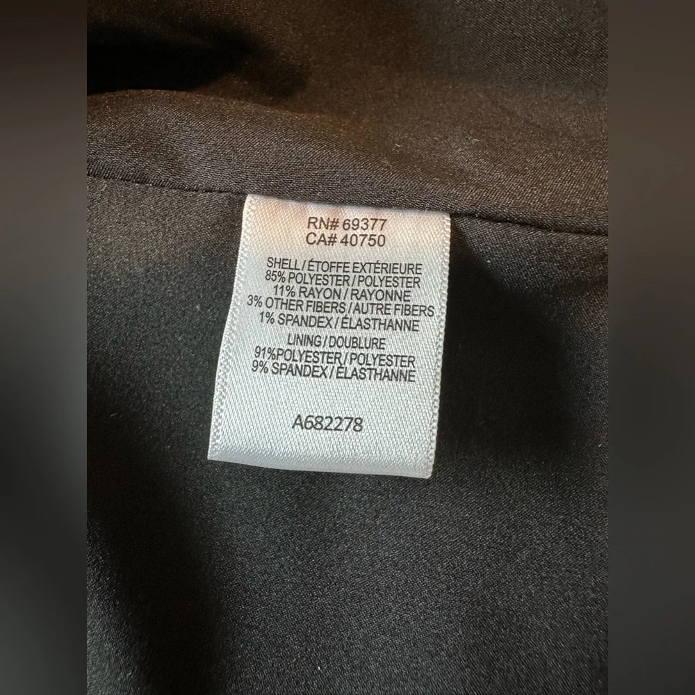 Stacy London Women's Black Striped Pantsuit in XXSP - Picture 15 of 16